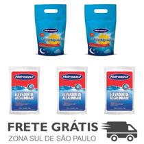 Kit Dois Desinfetante Weekend 2,4 Kg 3 Elevador Alcalinidade Kit Dois Desinfetante Weekend 2,4 Kg 3 Elevador Alcalinidade