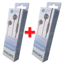 Kit Dois Fones De Ouvido Philips Taue 101 Bk Preto Originais