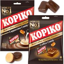 Kit Dois Pacotes Balas Kopiko Café Original & Cappuccino