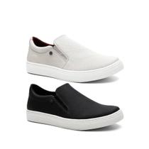 Kit Dois Pares Sapatenis Slip-on Connect way