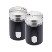 Kit Dois Porta Condimento e Saleiro Preto Weck