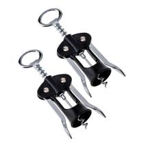 Kit Dois Saca Rolhas de Vinhos Aço Inox Weck