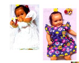 kit dois vestido bebe festa verao m kit dois vestido bebe festa verao m