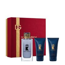 Kit Dolce & Gabbana K Masculino - Edt 100ml + After Shave 50ml + Shower 50ml