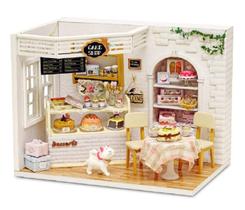 Kit Dollhouse Kisoy DIY House Diary com móveis e acessórios