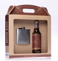 Kit Dom Bré Cachaça Extra Premium Com Cantil 270ml Kit Dom Bré Cachaça Extra Premium Com Cantil 270ml
