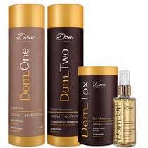 Kit Dom Progressiva Btox Oleo Reparador 60ml Finaliza Pontas Kit Dom Progressiva Btox Oleo Reparador 60ml Finaliza Pontas