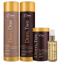 Kit Dom Progressiva Btox Oleo Reparador 60ml Finaliza Pontas