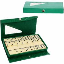 Kit Dominó Portátil 28 Peças Caixa Resistente Compacta Lazer Família em estoque