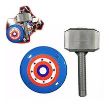 Kit Dos Vingadores Martelo Thor + Escudo Capitão América Brinquedo Herói