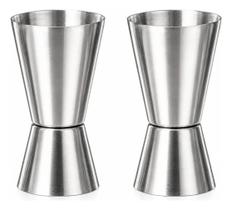 Kit Dosador Bebidas Inox Profissional Drinks 25/50ml 2und Kit Dosador Bebidas Inox Profissional Drinks 25/50ml 2und