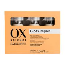 Kit Dose Concentrada Ox Science Mari Maria Hair Gloss Repair 15ml Com 3 Kit Dose Concentrada Ox Science Mari Maria Hair Gloss Repair 15ml Com 3