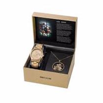 Kit Dourado Seculus Masculino 44009Gpskda1K1 Kit Dourado Seculus Masculino 44009Gpskda1K1