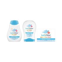 Kit Dove Baby Hidratação Enriquecida 200Ml Sh+Cond+Sab Barra