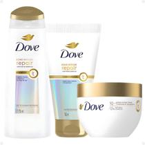 Kit Dove Bond Intense Repair Com 3 Com Máscara Kit Dove Bond Intense Repair Com 3 Com Máscara
