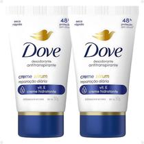 Kit Dove Creme Sérum: 2 Desodorantes Reparação Diária Kit Dove Creme Sérum: 2 Desodorantes Reparação Diária