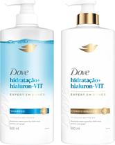 Kit Dove Hidratação + Hialuron-VIT Shampoo 600ml + Condicionador 600ml Kit Dove Hidratação + Hialuron-VIT Shampoo 600ml + Condicionador 600ml