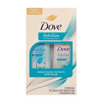 Kit Dove Hidratacao+Vitaminas Shampoo 350ml + Condicionador 150ml