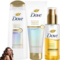 Kit Dove Óleo Bifásico Repair Bond Repair Extraordinário Reparação em 1 minuto Bio-Protein Care