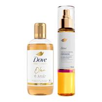 Kit Dove Óleo de Banho 240ml + Serum Firmador Spray 150ml Kit Dove Óleo de Banho 240ml + Serum Firmador Spray 150ml