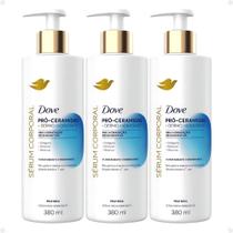 Kit Dove Pró-Ceramidas + Dermo Hidratante: 3 Sérum Corporal Hidratante 380ml