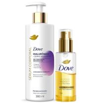 Kit Dove Sérum Corporal Hialurônico + Dermo Renovador 380ml + Óleo Sérum Reparador 110ml Kit Dove Sérum Corporal Hialurônico + Dermo Renovador 380ml + Óleo Sérum Reparador 110ml
