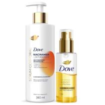 Kit Dove Sérum Corporal Niacinamida Uniformizador 380ml + Óleo Sérum Reparador 110ml