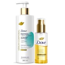 Kit Dove Sérum Corporal Pantenol + Dermo Reparador 380ml + Óleo Sérum Reparador 110ml