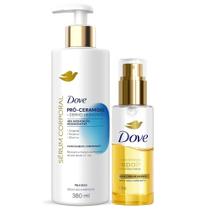 Kit Dove Sérum Corporal Pró-Ceramidas + Dermo 380ml + Óleo Sérum Reparador 110ml