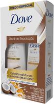 Kit dove shampoo + condicionador ritual reparação