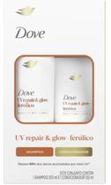Kit dove shampoo e condicionador uv repair glow ferulico expert em danos