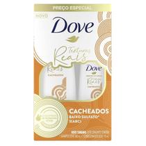 Kit Dove Texturas Reais Cacheados Shampoo 350ml + Condicionador 175ml