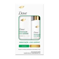 Kit Dove Umectação + Coco Antioxidante Shampoo 350ml + Condicionador 175ml