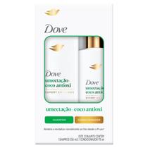 Kit Dove Umectação e Coco Antioxi Expert em Danos Shampoo 350ml e Condicionador 175ml