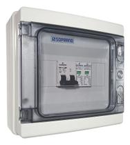 Kit Dps + Disjuntor 20a Ac Para String Box Energia Solar On-grid