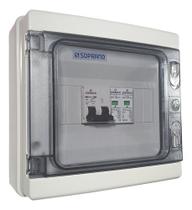 Kit Dps + Disjuntor 25A P/ String Box Ac - Energia Solar On-grid