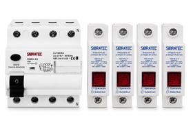 Kit dps + interruptor diferencial dr - modelo rnr3 tetrapolar de 40a - 30ma Kit dps + interruptor diferencial dr - modelo rnr3 tetrapolar de 40a - 30ma