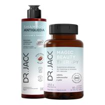 Kit Dr. Jack Shampoo 180ml + Capsulas Magic Beauty 350mg