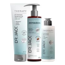 Kit Dr. Jack Shampoo 240ml + Pré-Shampoo 150ml + Condicionador 180ml