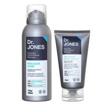 Kit Dr. Jones Espuma de Barbear + Gel Pós-Barba