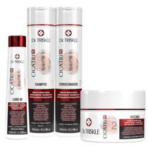 Kit Dr. Triskle Cicatri 10 Cabelos Danificados + Máscara Reparação 150g 4 Itens