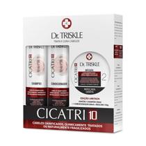 Kit Dr. Triskle Cicatri 10- Kit Shampoo, Condicionador e Máscara 750ml