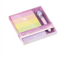 Kit Dreams Caderno + Caneta Divert 0.7MM 10 Cores - CX Presente - C/ 2 Itens - BRW Kit Dreams Caderno + Caneta Divert 0.7MM 10 Cores - CX Presente - C/ 2 Itens - BRW