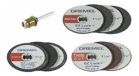 Kit Dremel Ez728 Mini P/ Retífica Corte Ez Lock C/ 11 Peças 2615E728AB Kit Dremel Ez728 Mini P/ Retífica Corte Ez Lock C/ 11 Peças 2615E728AB