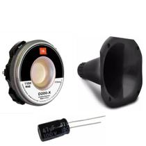 Kit Driver JBL D200X 110W + Corneta Curta 14-50 + Capacitor