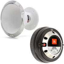 Kit Driver Jbl D450 Trio 300w Rms Corneta Branca Alumínio Kit Driver Jbl D450 Trio 300w Rms Corneta Branca Alumínio