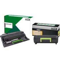 Kit Drum 500Z + toner 604h compatível para lexmark