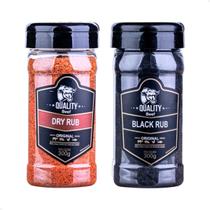 Kit Dry Rub 300g e Black Rub 300g Quality Beef