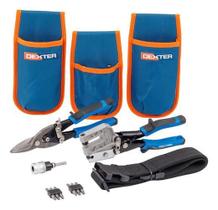 Kit Dry Wall Profissional 16 Pecas - Dexter - Azul