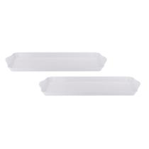 Kit Duas Bandeja Retangular de Melamina 30,5 x 15 x 2,2 cm WECK Kit Duas Bandeja Retangular de Melamina 30,5 x 15 x 2,2 cm WECK